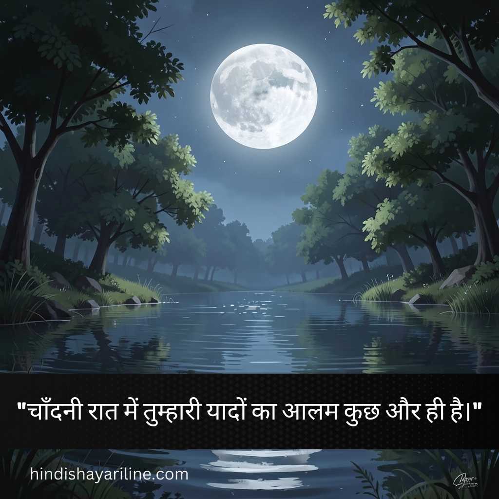 Moon Quotes in Hindi