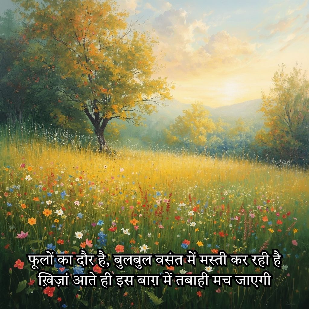 Nature Love Shayari in Hindi